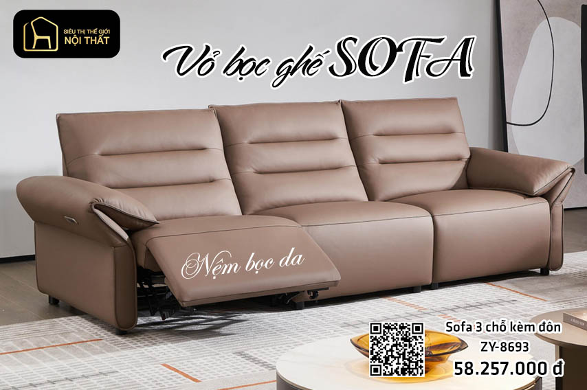 Cấu tạo của ghế sofa