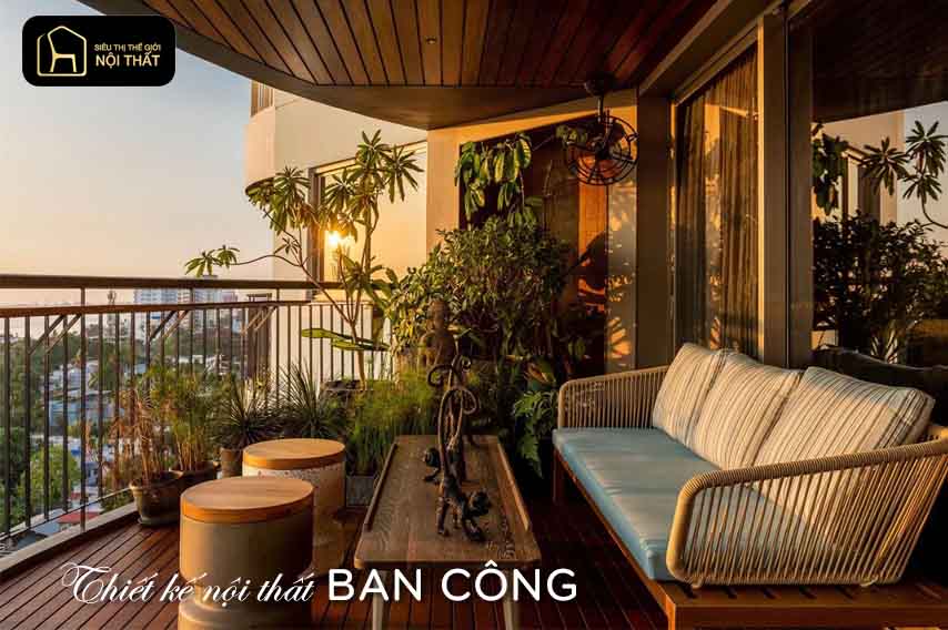 Thiết kế nội thất ban công và lô gia