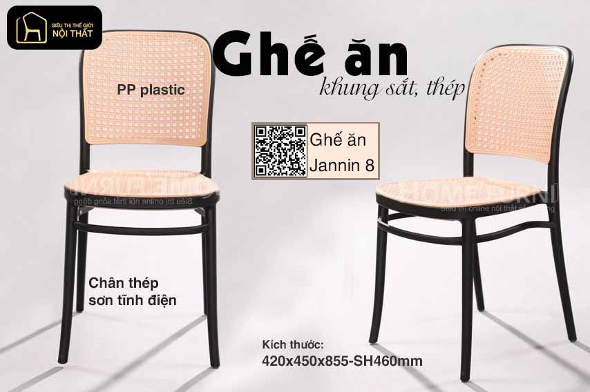 Ghế ăn khung sắt