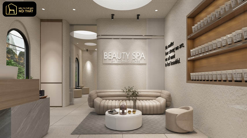 Thiết kế nội thất spa hiện đại