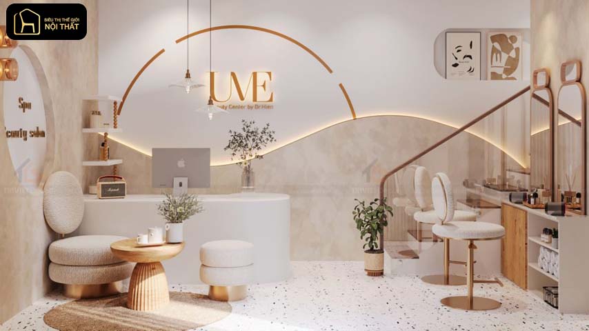 thiết kế nội thất spa
