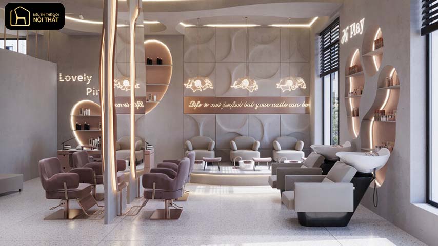 thiết kế nội thất spa