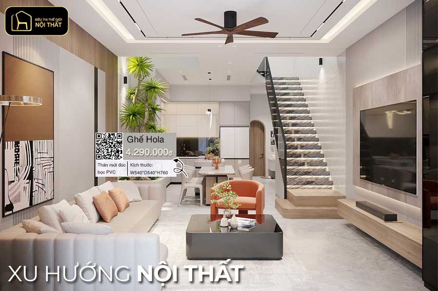 xu hướng nội thất 2025
