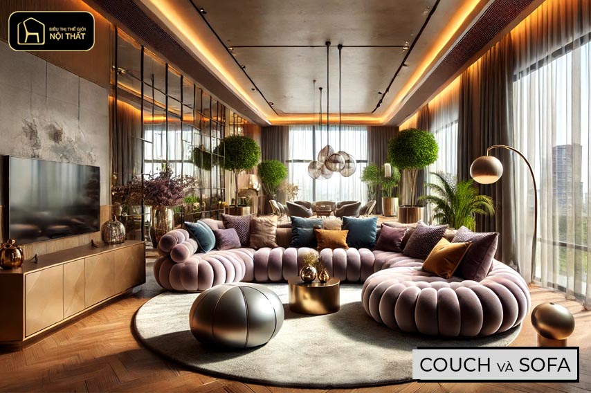 couch và sofa