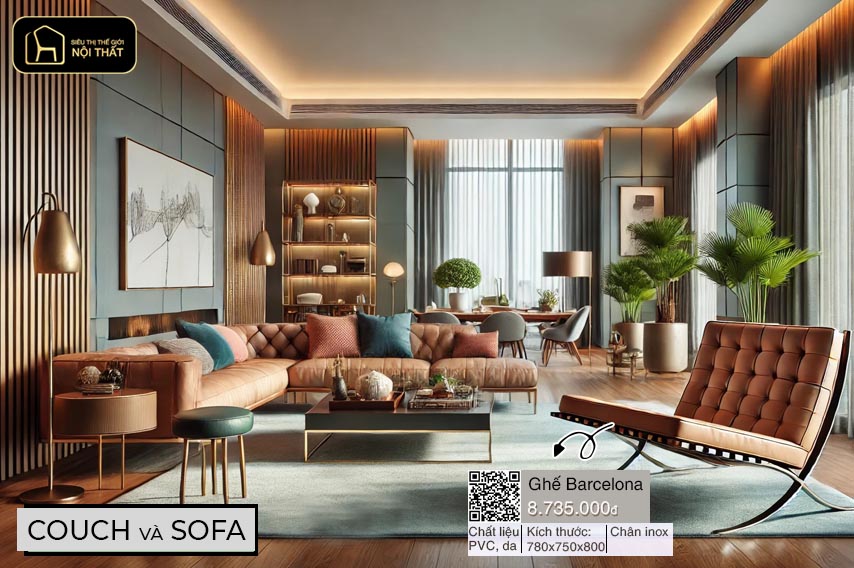 couch và sofa