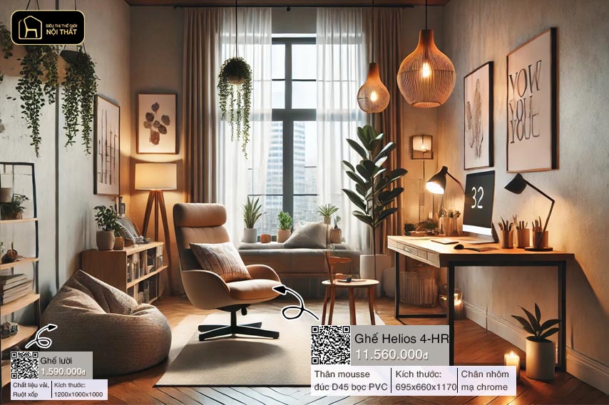 phòng làm việc tại nhà