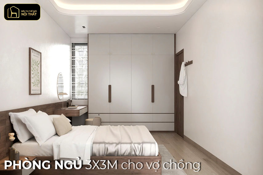 phòng ngủ 3x3