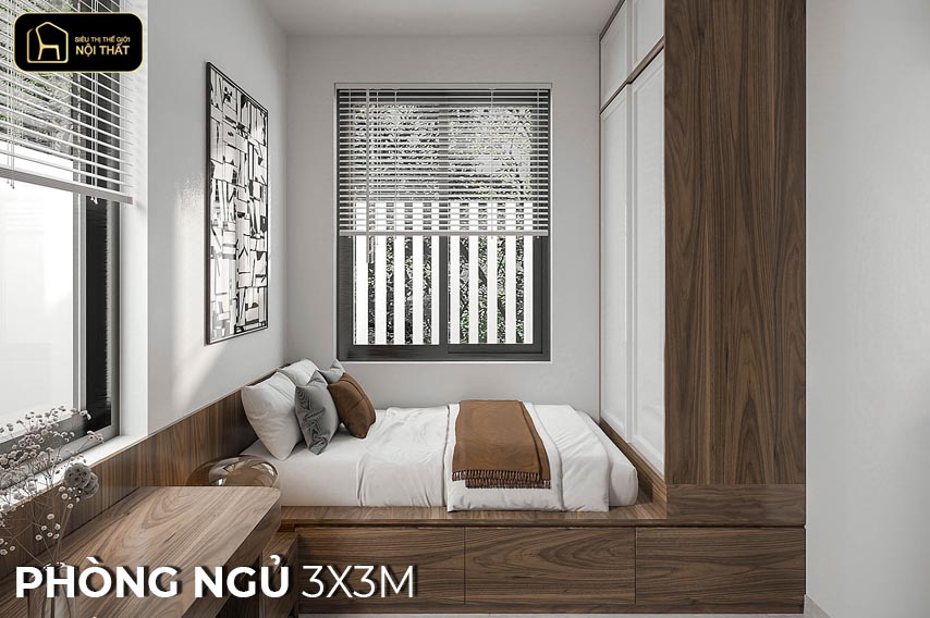 phòng ngủ 3x3