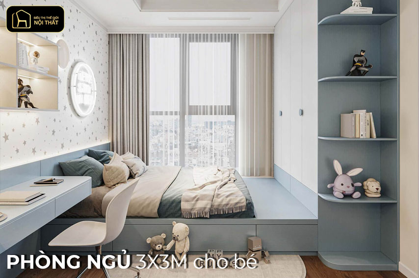 phòng ngủ 3x3