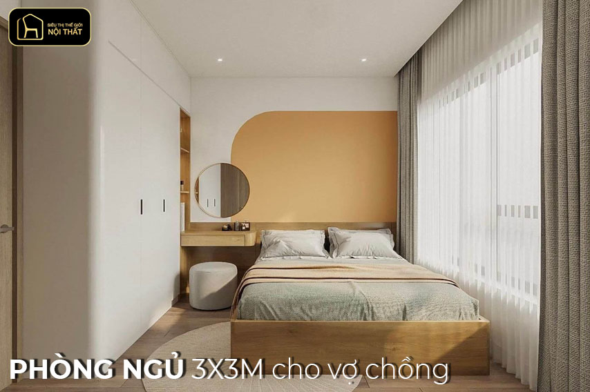phòng ngủ 3x3