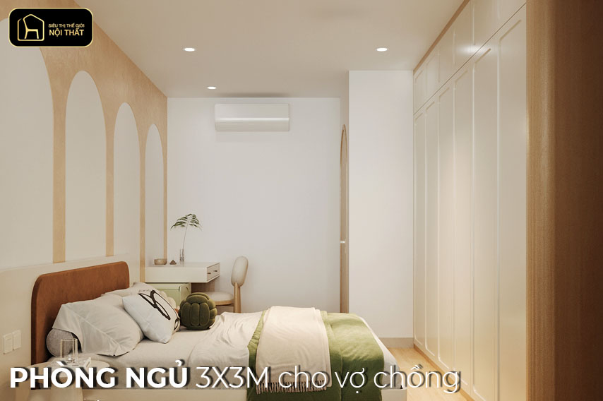 phòng ngủ 3x3