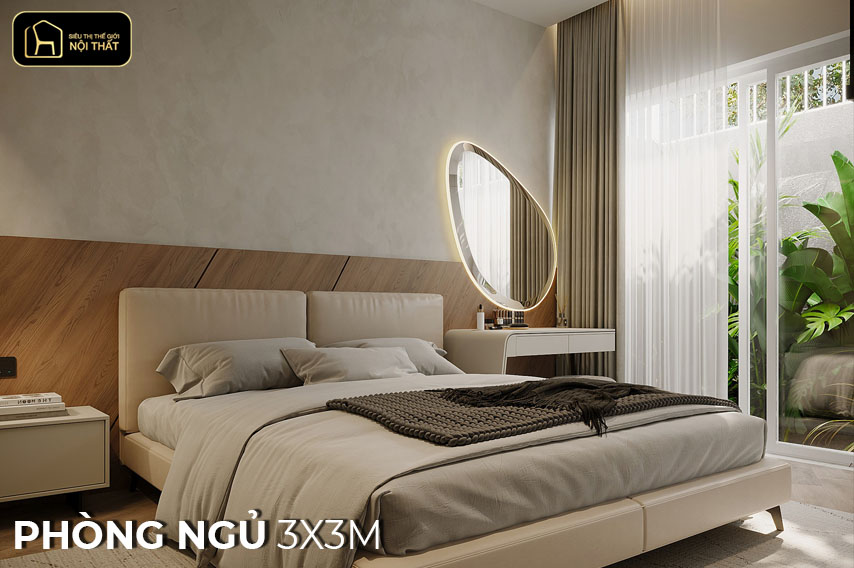phòng ngủ 3x3