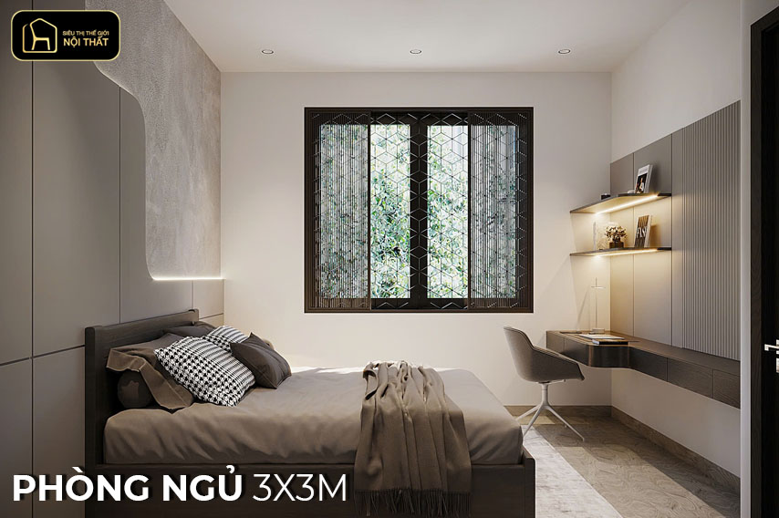 phòng ngủ 3x3