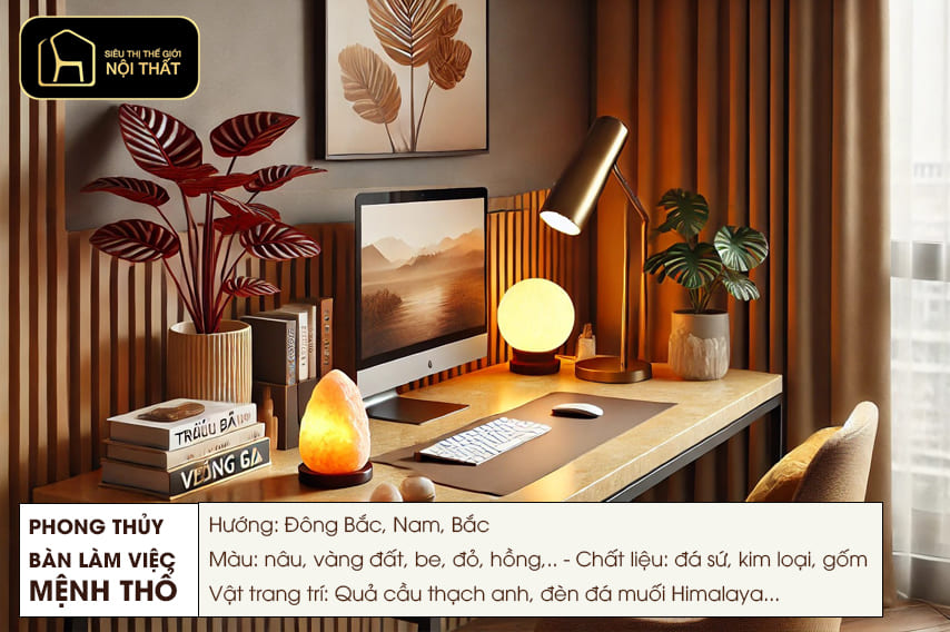 phong thuỷ bàn làm việc