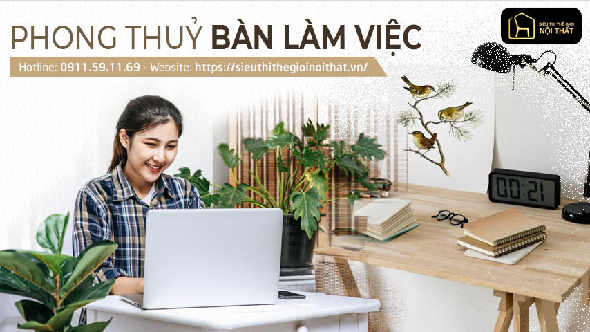 phong thuỷ bàn làm việc