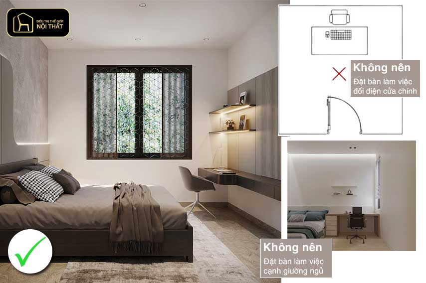 phong thuỷ bàn làm việc