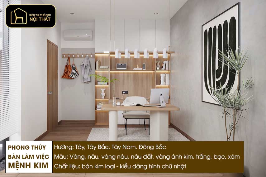 phong thuỷ bàn làm việc