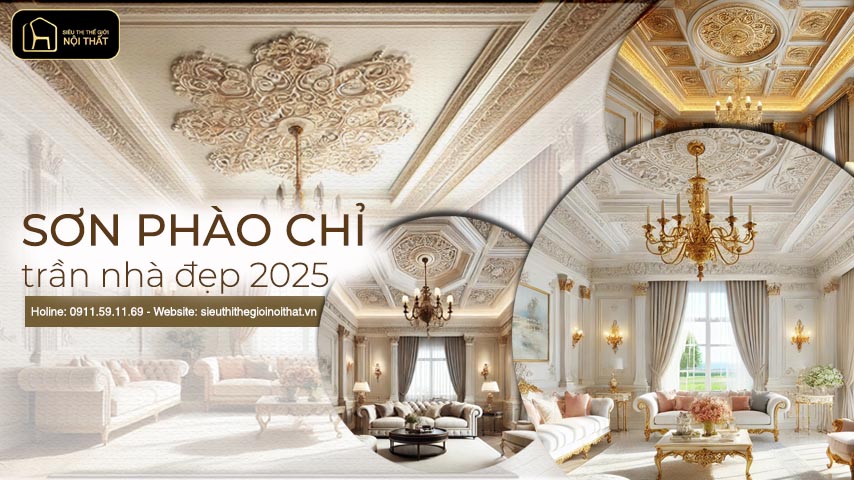 sơn phào chỉ trần nhà