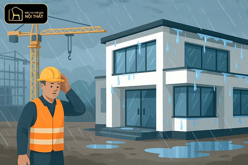 Biến đổi khí hậu thach thức nội thất và xây dựng