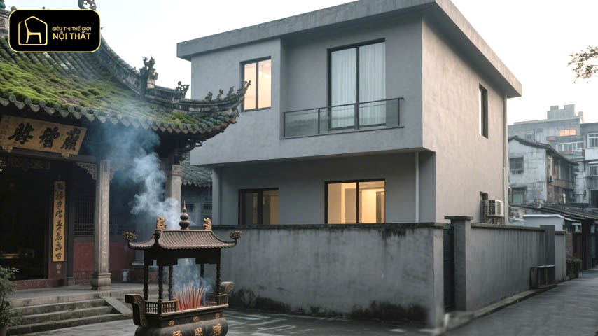 Kiểu nhà phạm phong thủy