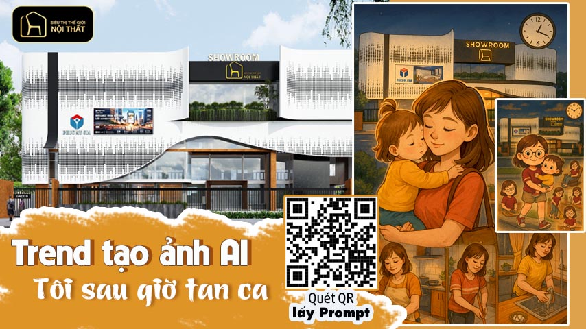 Trend tạo ảnh AI sau giờ tan ca
