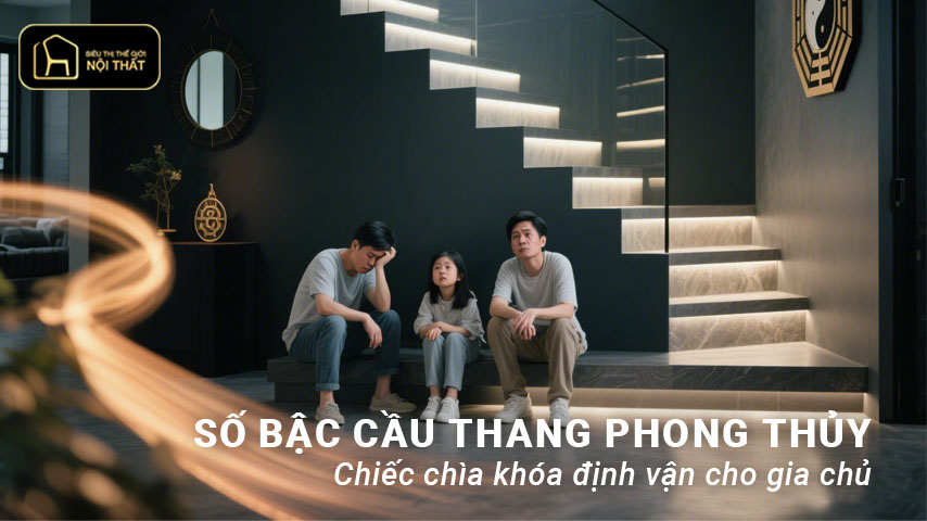 Số bậc cầu thang phong thủy