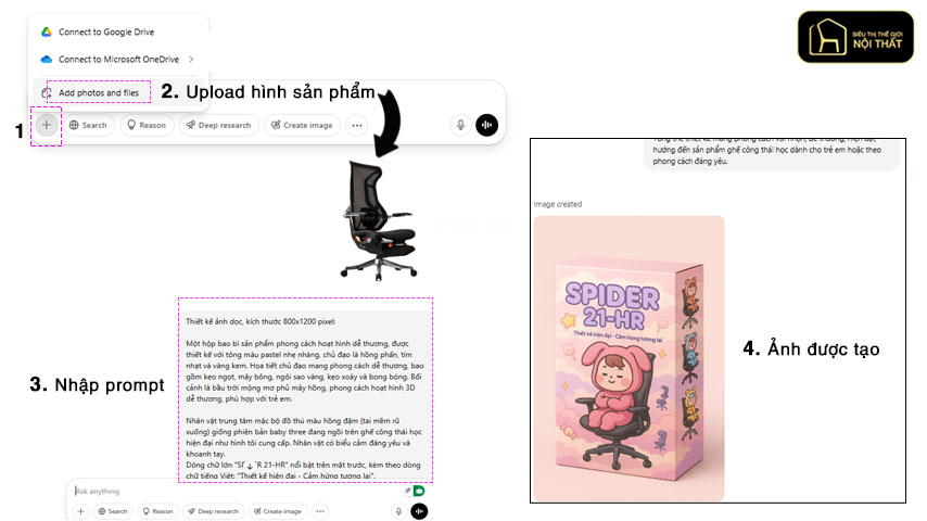Trend tạo ảnh AI Hộp quà Baby Three