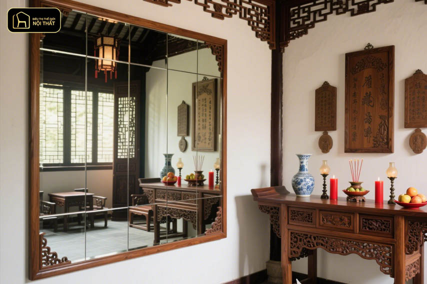 5 Vị trí không nên treo gương