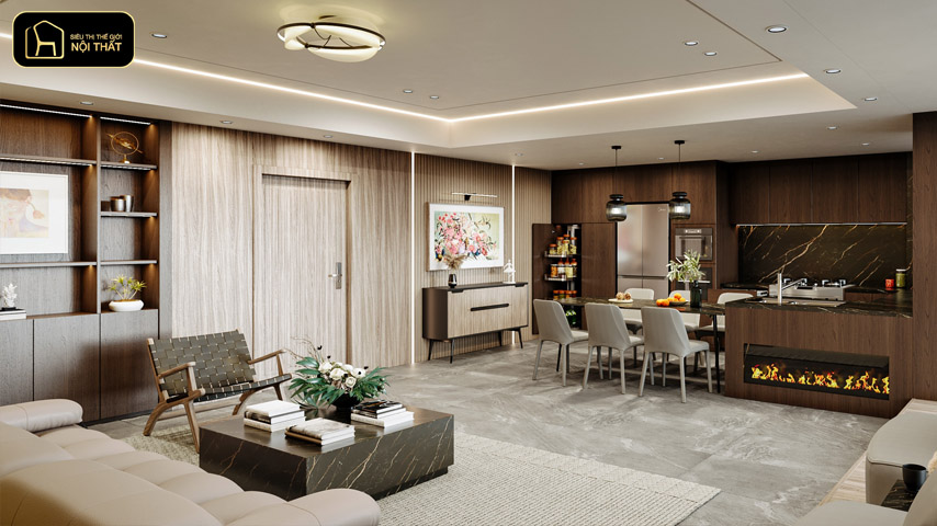 Thiết kế nội thất cho gia đình 3 thế hệ