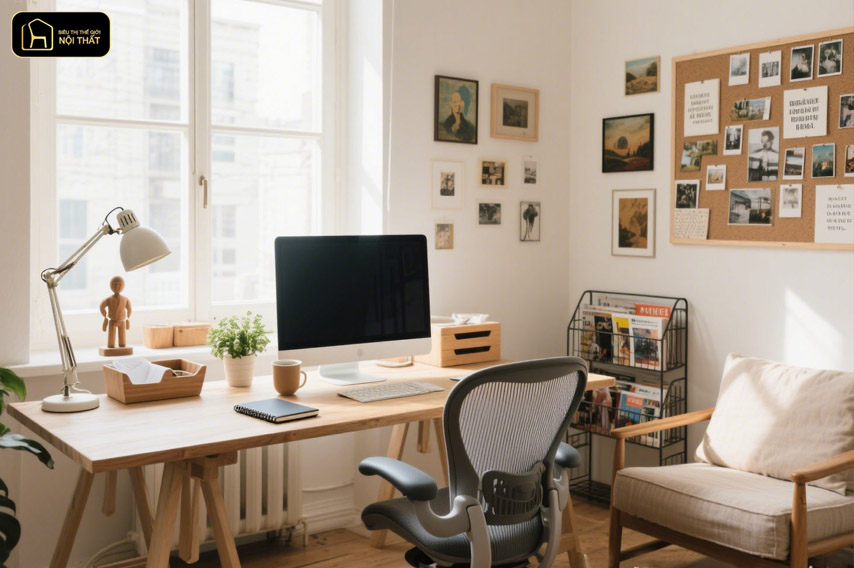 background bàn làm việc