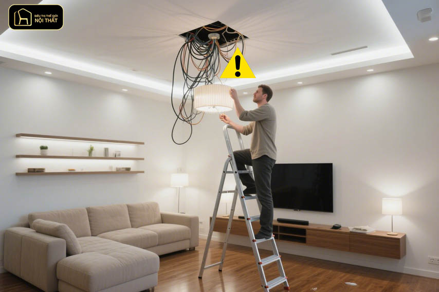 Sử dụng đèn trang trí nội thất