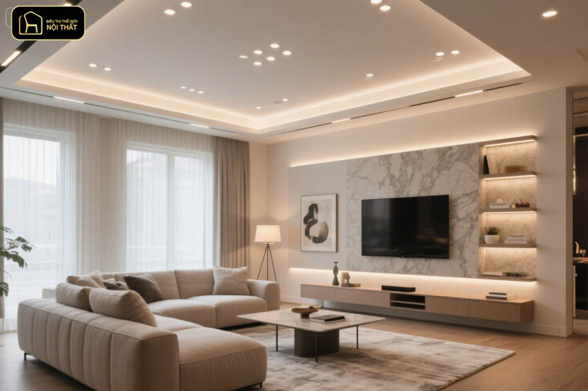 Sử dụng đèn trang trí nội thất