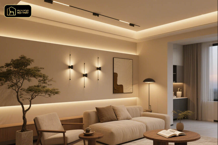Sử dụng đèn trang trí nội thất