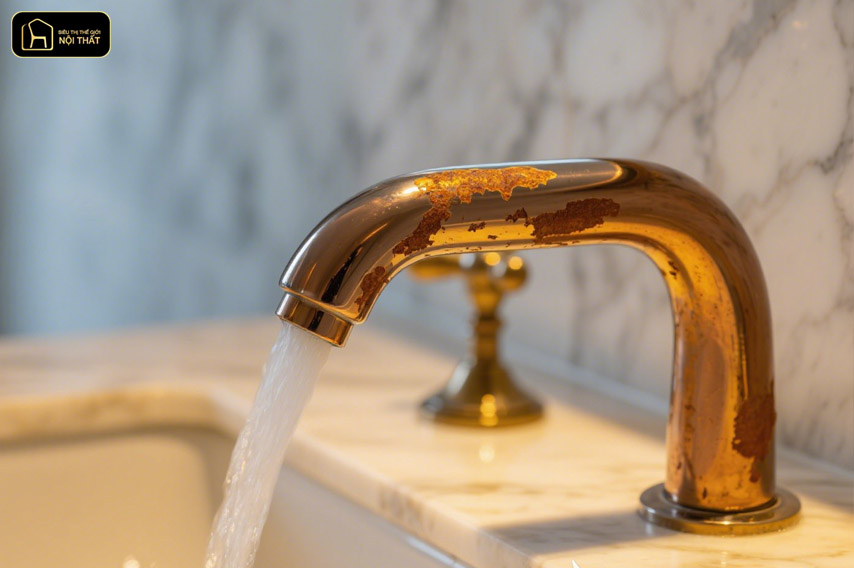 vòi lavabo đồng mạ crom
