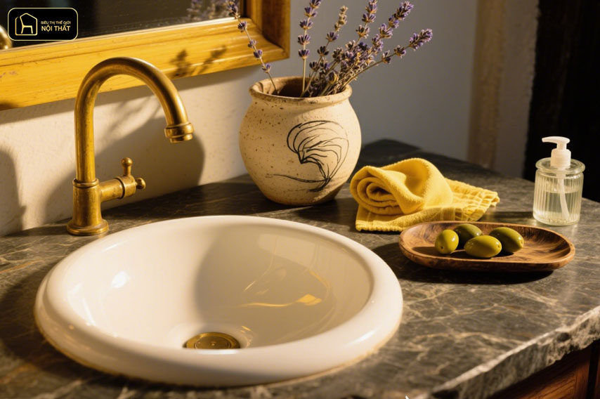 vòi lavabo đồng mạ crom