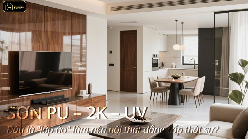 Ứng dụng sơn PU, 2k, UV