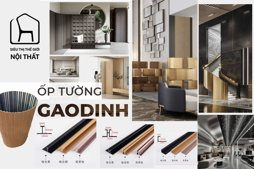 Không gian nội thất nổi bật với ốp tường Gaoding tinh tế, đẳng cấp