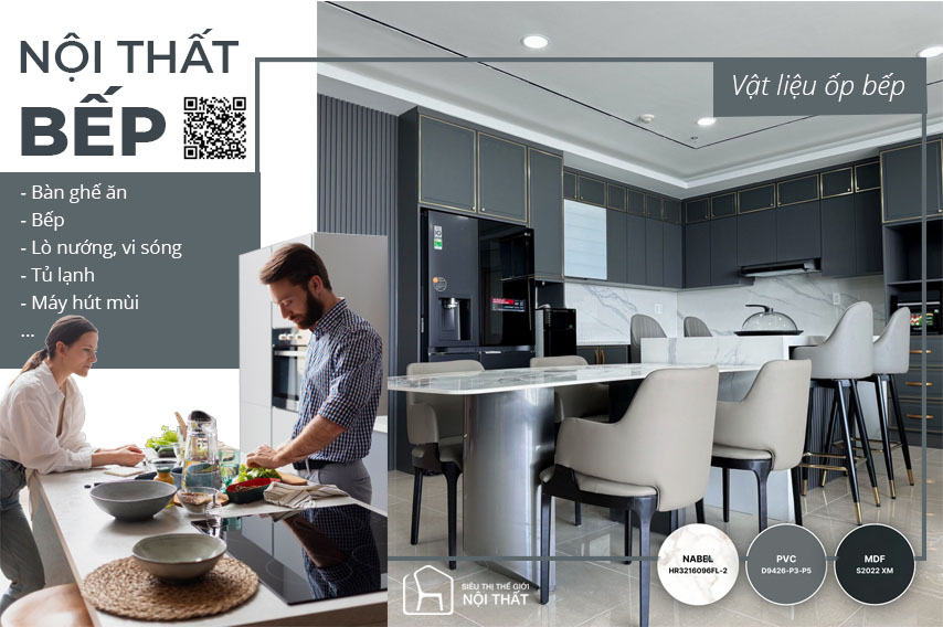 Không gian bếp tiện nghi, tối ưu công năng và thẩm m