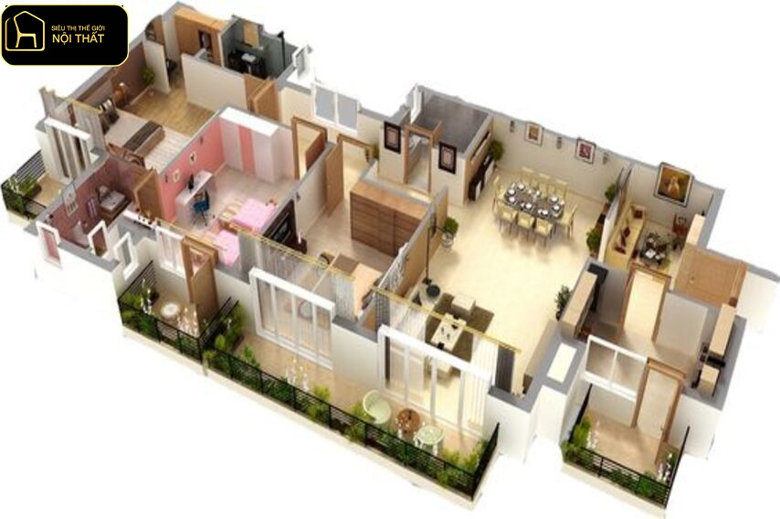 Thiết kế 3D nội thất