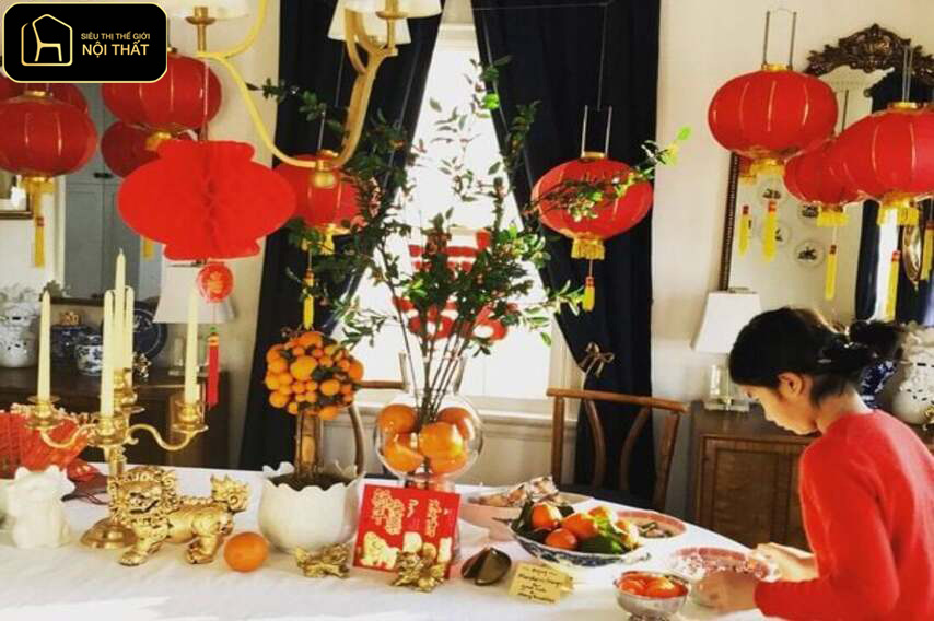 Trang trí nhà đón tết