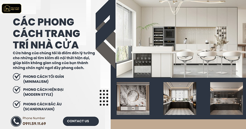 Khám phá các phong cách trang trí nhà cửa đẹp & phù hợp với gia chủ