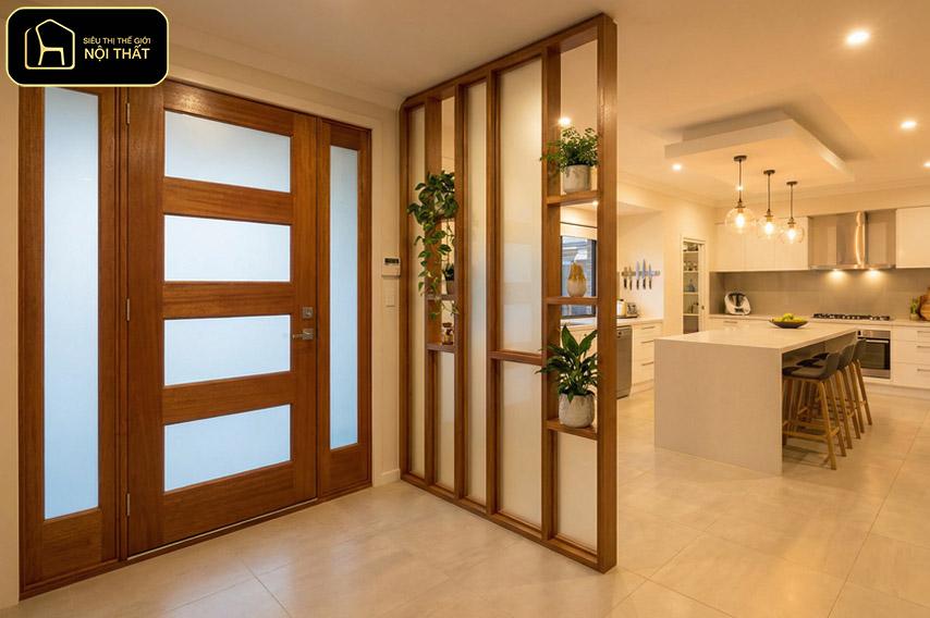 Cách hóa giải bếp đối diện cửa chính - Ngoài việc che chắn, cách sắp xếp bên trong bếp cũng rất quan trọng.