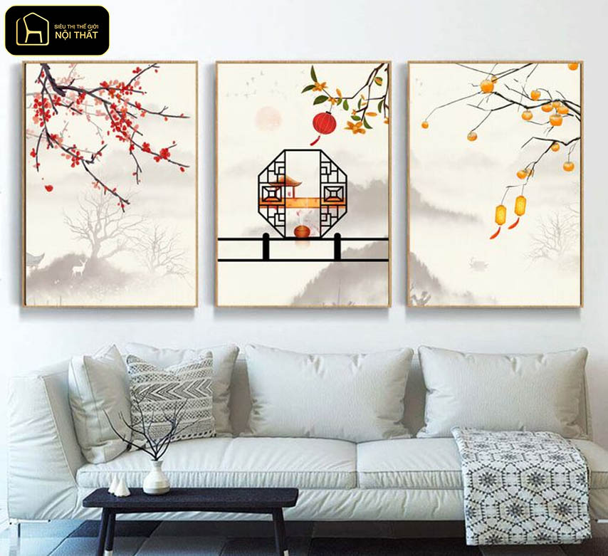 Cách trang trí nhà đẹp thoáng mát - Trang trí có điểm nhấn giúp không gian sinh động mà không gây rối mắt.