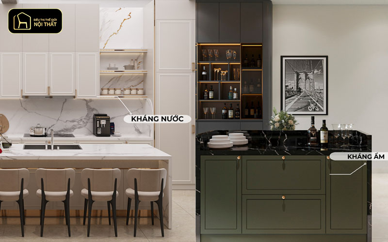 CÁNH TỦ BẾP PVC