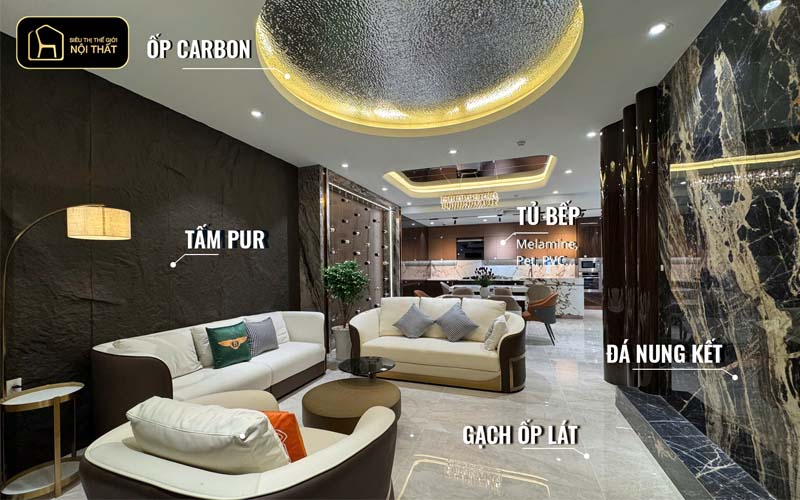 Vật liệu nội thất đón đầu xu hướng 2026