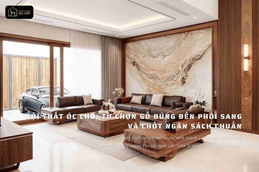 Nội thất óc chó