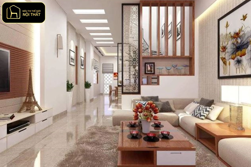 Trang trí phòng khách hợp lý giúp không gian hài hòa, đẹp mắt