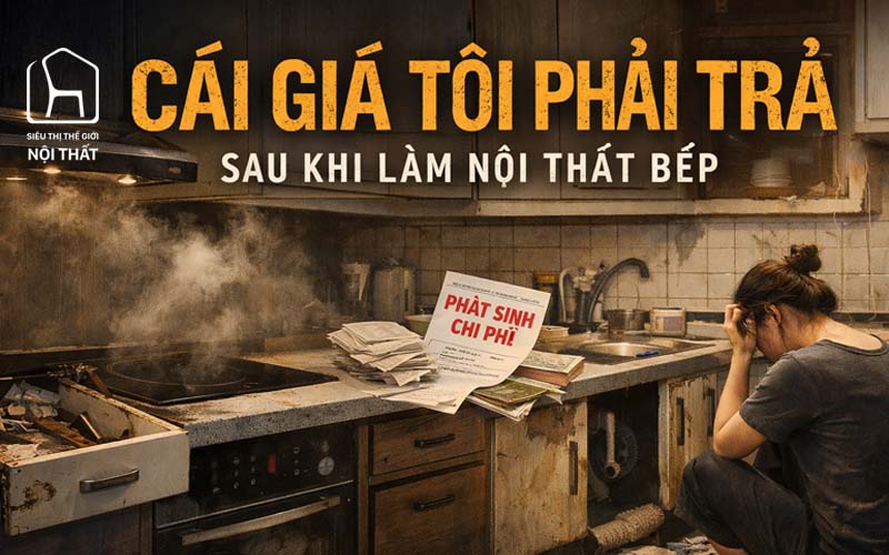 Cái Giá Tôi Phải Trả Sau Khi Làm Nội Thất Bếp
