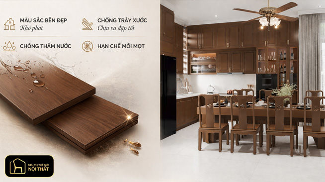 Melamine – lựa chọn cân bằng giữa chi phí và độ ổn định