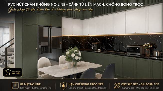 Nên làm tủ bếp bằng chất liệu gì?